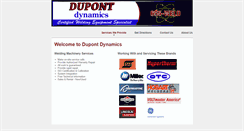 Desktop Screenshot of dupontdynamics.com